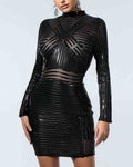 Elegant and Stylish Long Sleeve Mini Dress for Women
