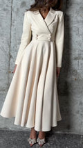 Sleeveless Dress & Cropped Blazer Co-Ord Set