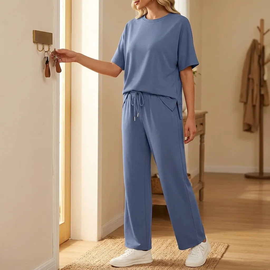 Elowen – Soft Matching Top and Trouser Set