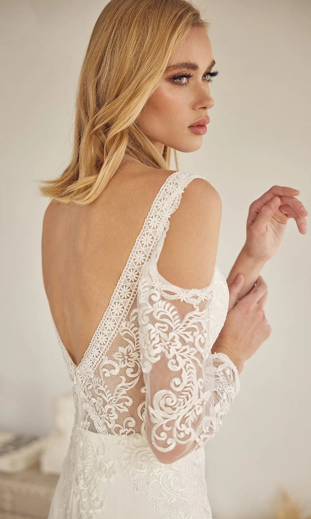 Nox Anabel Bridal JE916 - Long Sleeve Bridal Gown