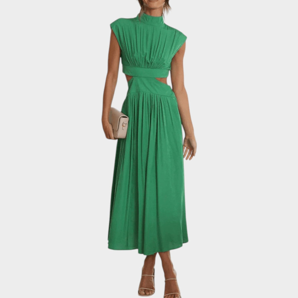 Elegant Cutout Flow Maxi Dress