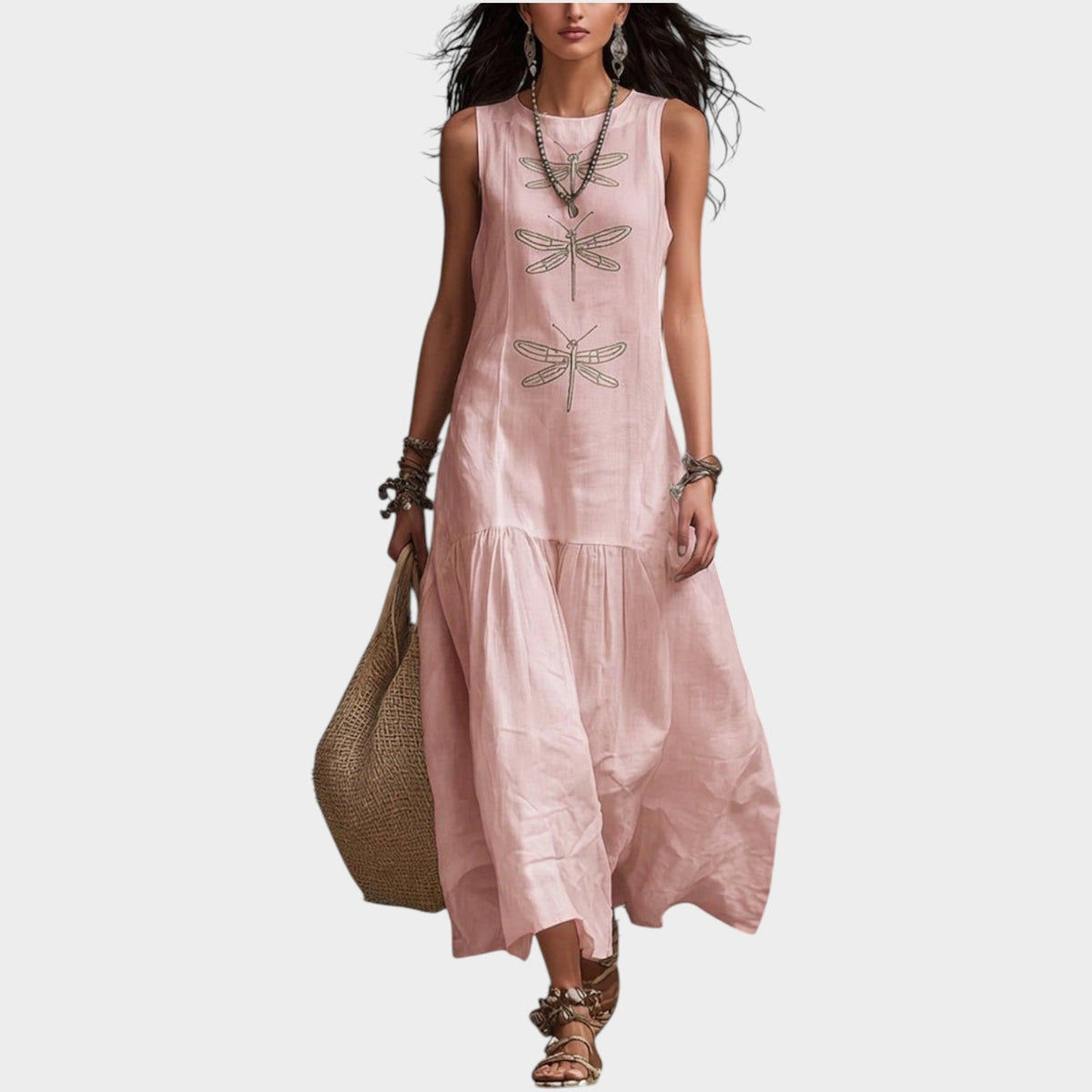 Dragonfly Breeze Midi Dress