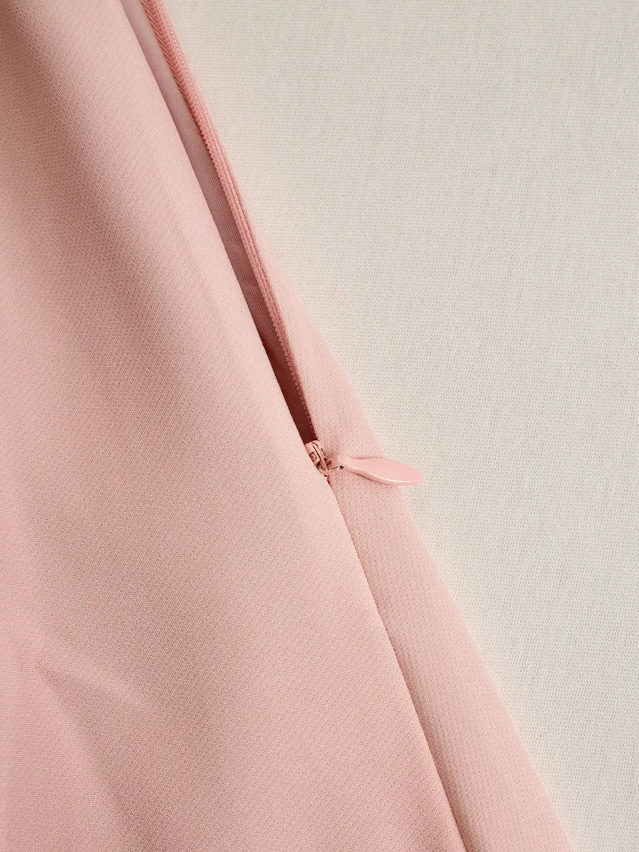 Elegant Pleated Blazer Midi Dress