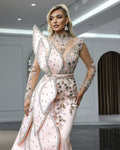 Merè Elegant High-Neck Dress