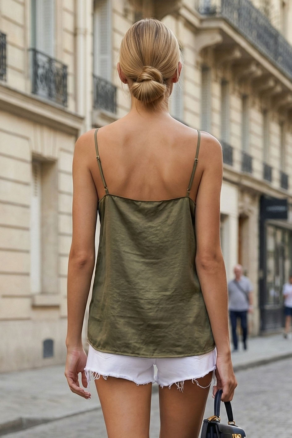 VINTAGE EYELASH LACE CAMISOLE TOP
