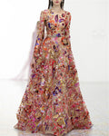 Women's Solid Color Embroidery Dress