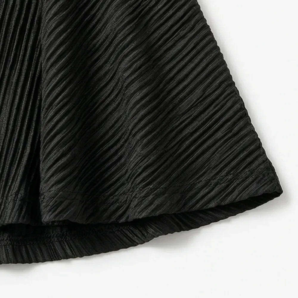 Vivara – Women's Pleated Peplum Set with Cinched Waist