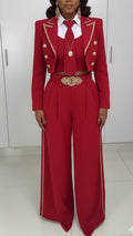 Women Temperament Commuting Three Piece Set