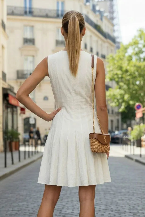 SCULPTED DART DRESS