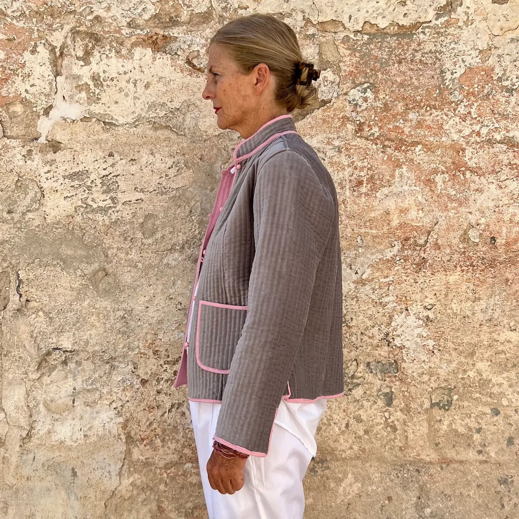 Velvet Short Jacket – Dadihouse