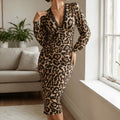 Luxora – Leopard Print Midi Dress