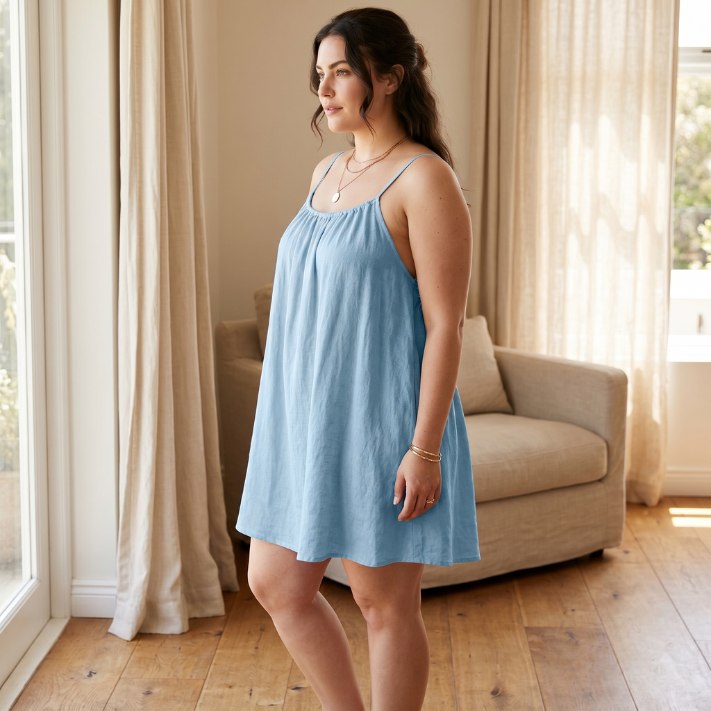 Summery Open-Back Sundress for Easy Summer Days