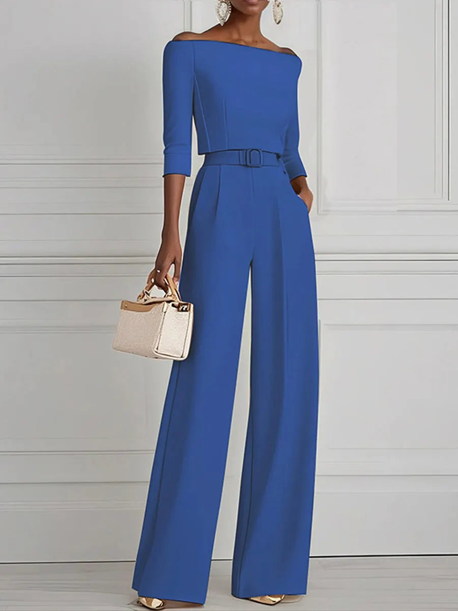 High Waisted Straight Leg Pleated Solid Color Split-Joint Pants Trousers