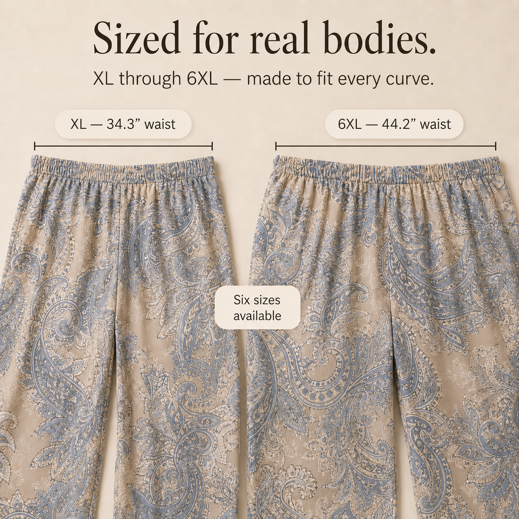 Sereluna – Plus Size Paisley Two-Piece Set