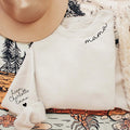 Mamorea – Custom Mama Sweatshirt with Names