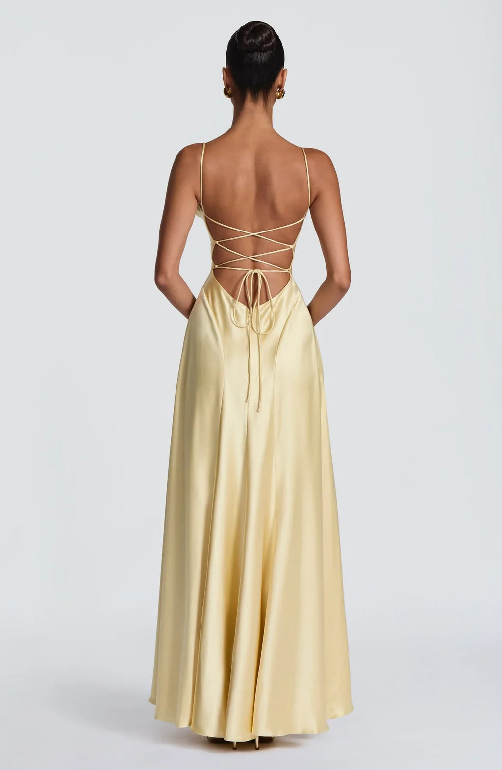 Butter Yellow Chiffon Maxi Dress Collection