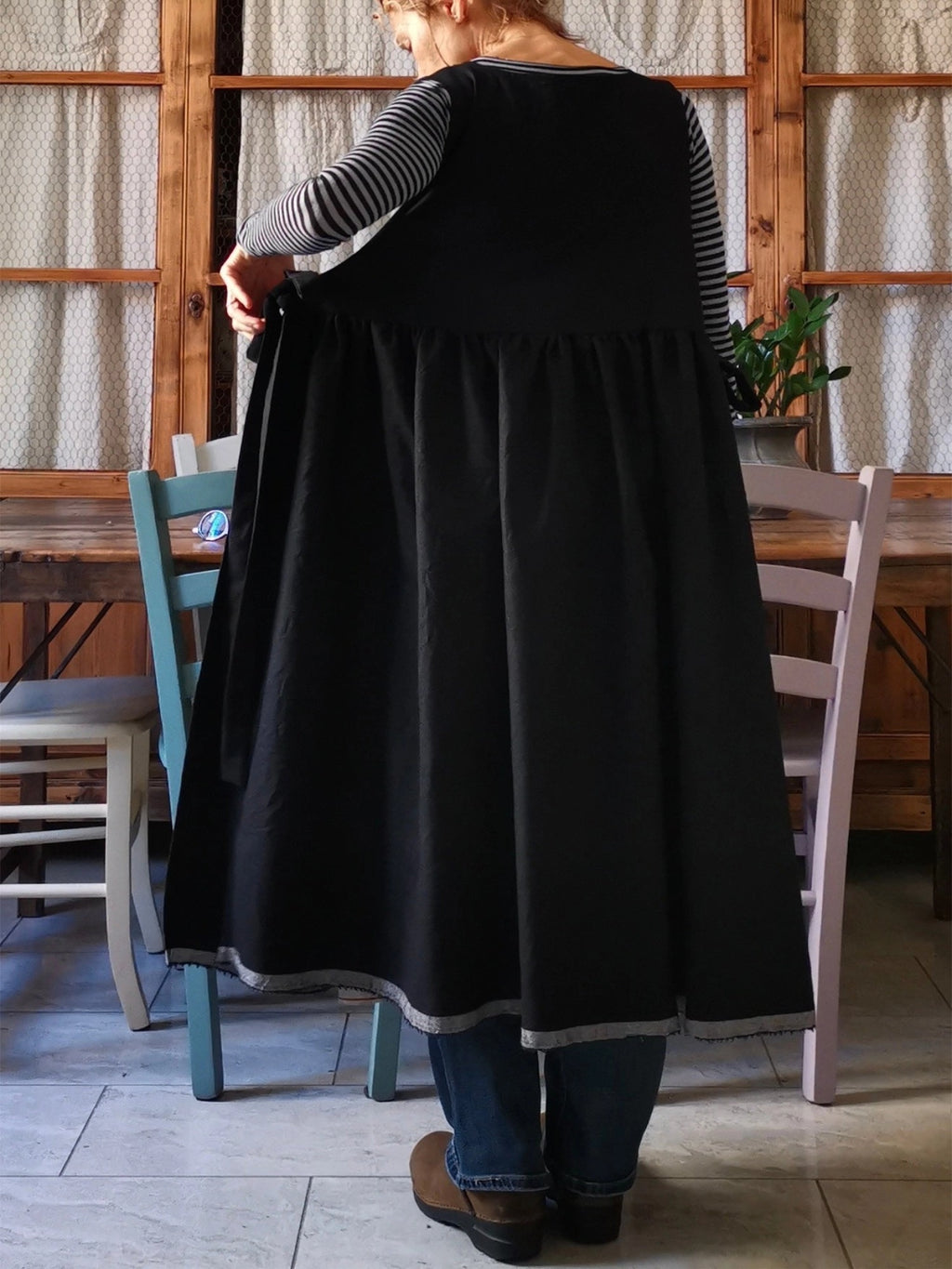 Black Cotton &  Kitchen Apron