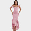 Elegant Sculpted Midi Dress