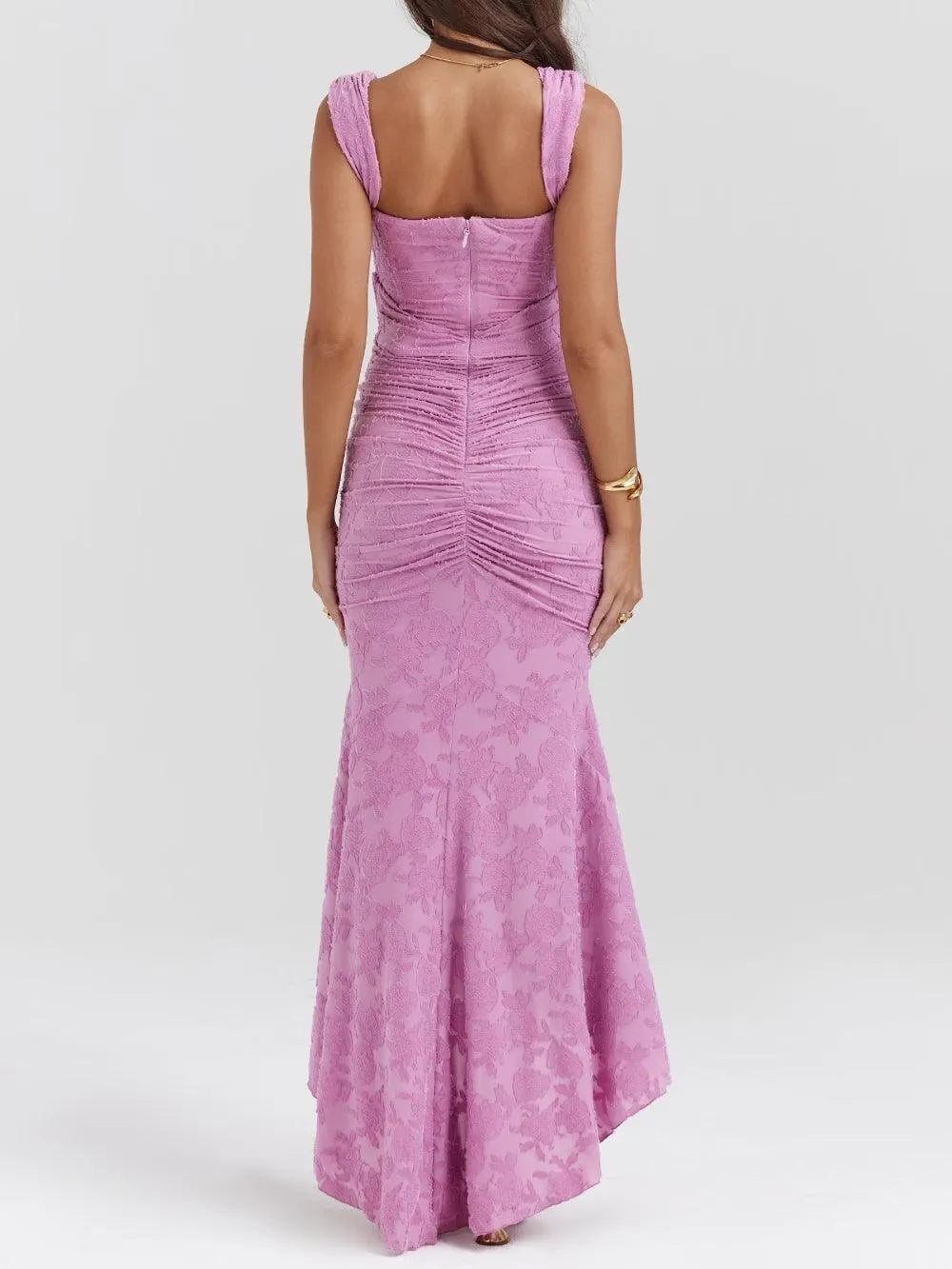 Blue bell floral maxi dress