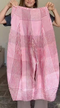Pink Patchwork Gingham Balloon Pants