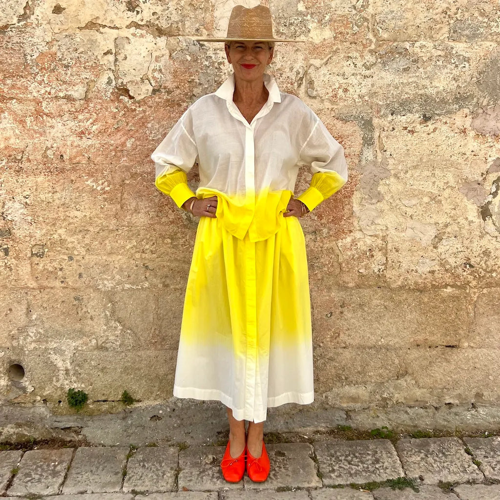 Mii Greta Shirt Dip Dyed – Dadihouse