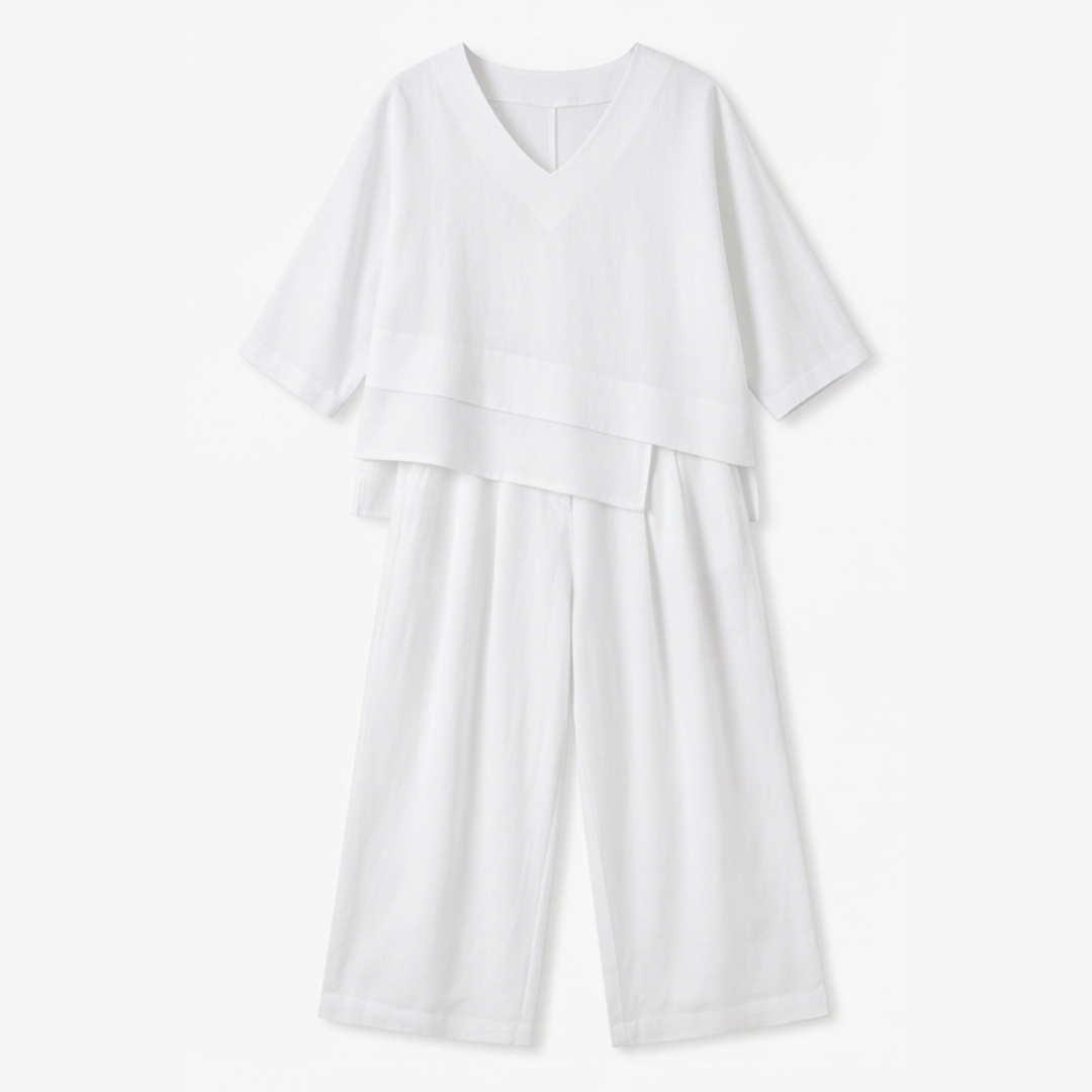 Lunavia – Women's Asymmetric Two-Piece Set