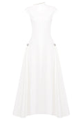 Skater Maxi Dress White