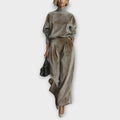 Velvet Luxe Turtleneck Set