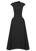 Skater Maxi Dress Black
