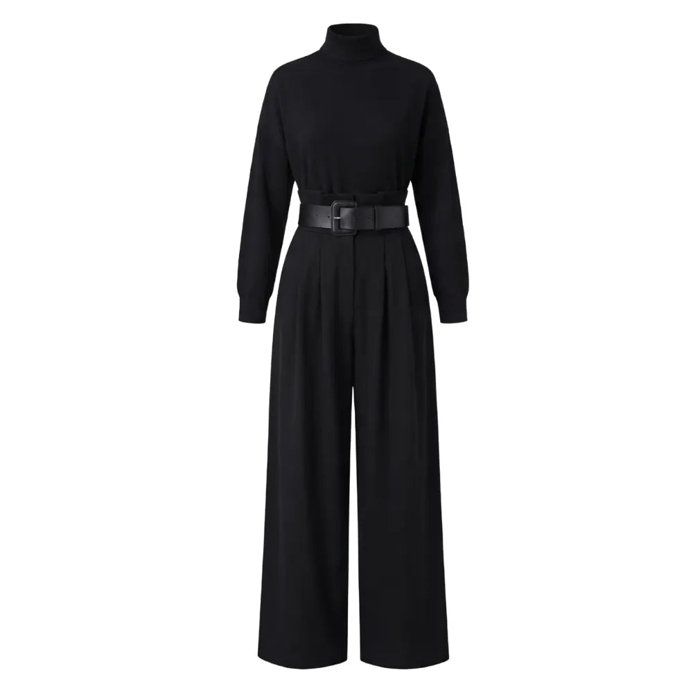 Vesaire – Belted Two Piece Matching Set