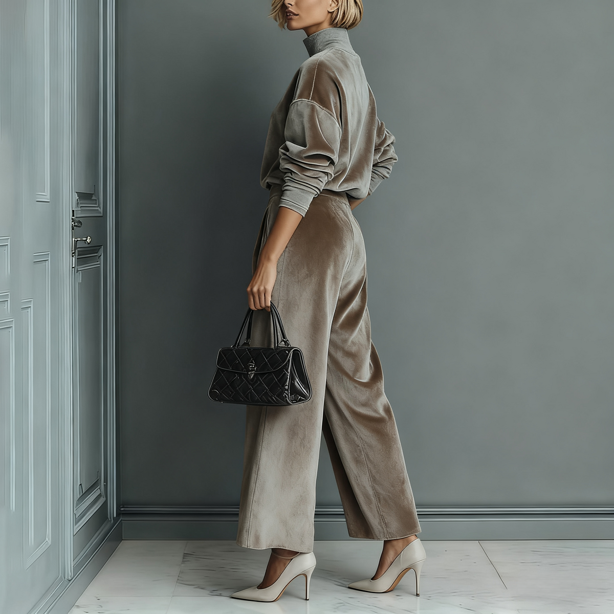 Women's Autumn And Winter Sports Casual Warm Velvet Suit