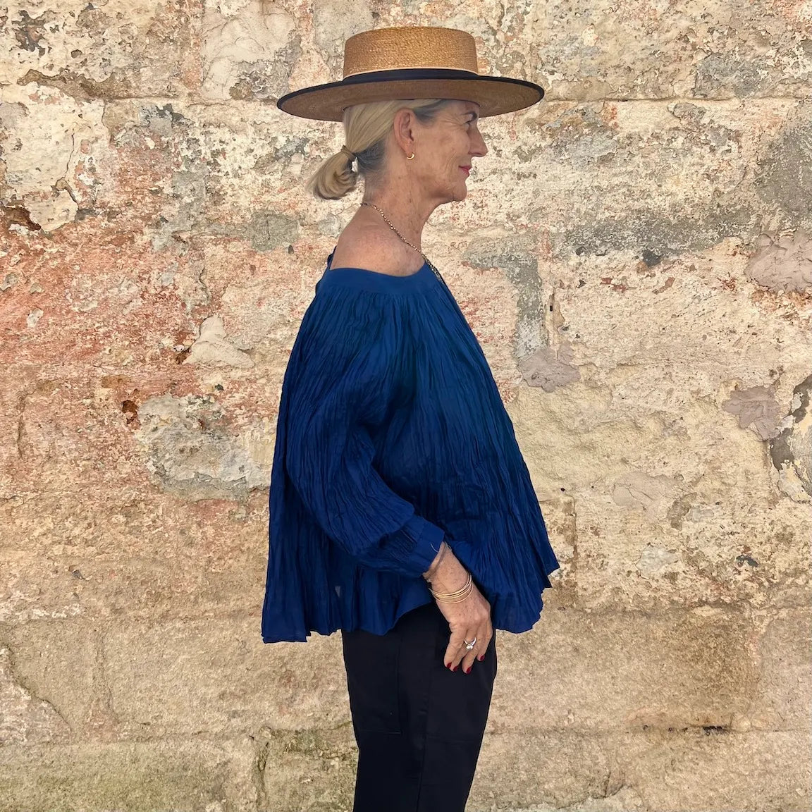 Crinkle  Cotton Top – Dadihouse
