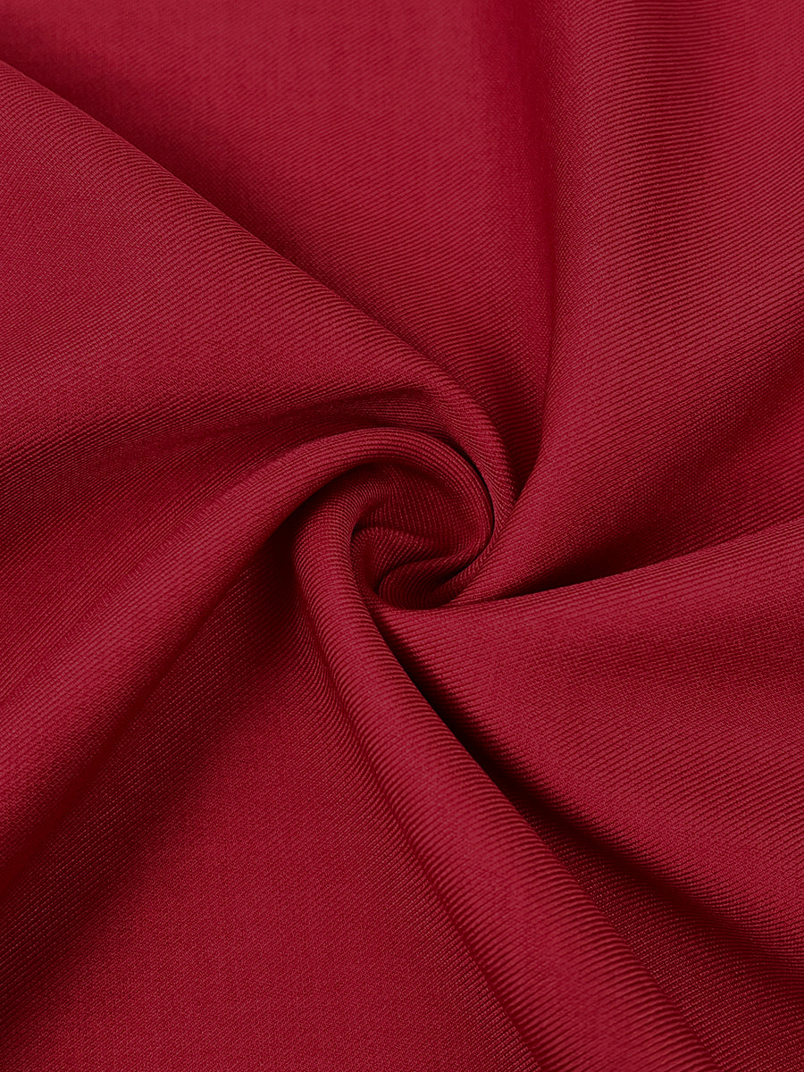 Elasticated Waist High Waisted Big Hemline Pleated Pockets Solid Color Zipper Wide Leg Pants