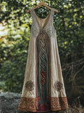 Vintage Celtic Myths Linen Tank Dress