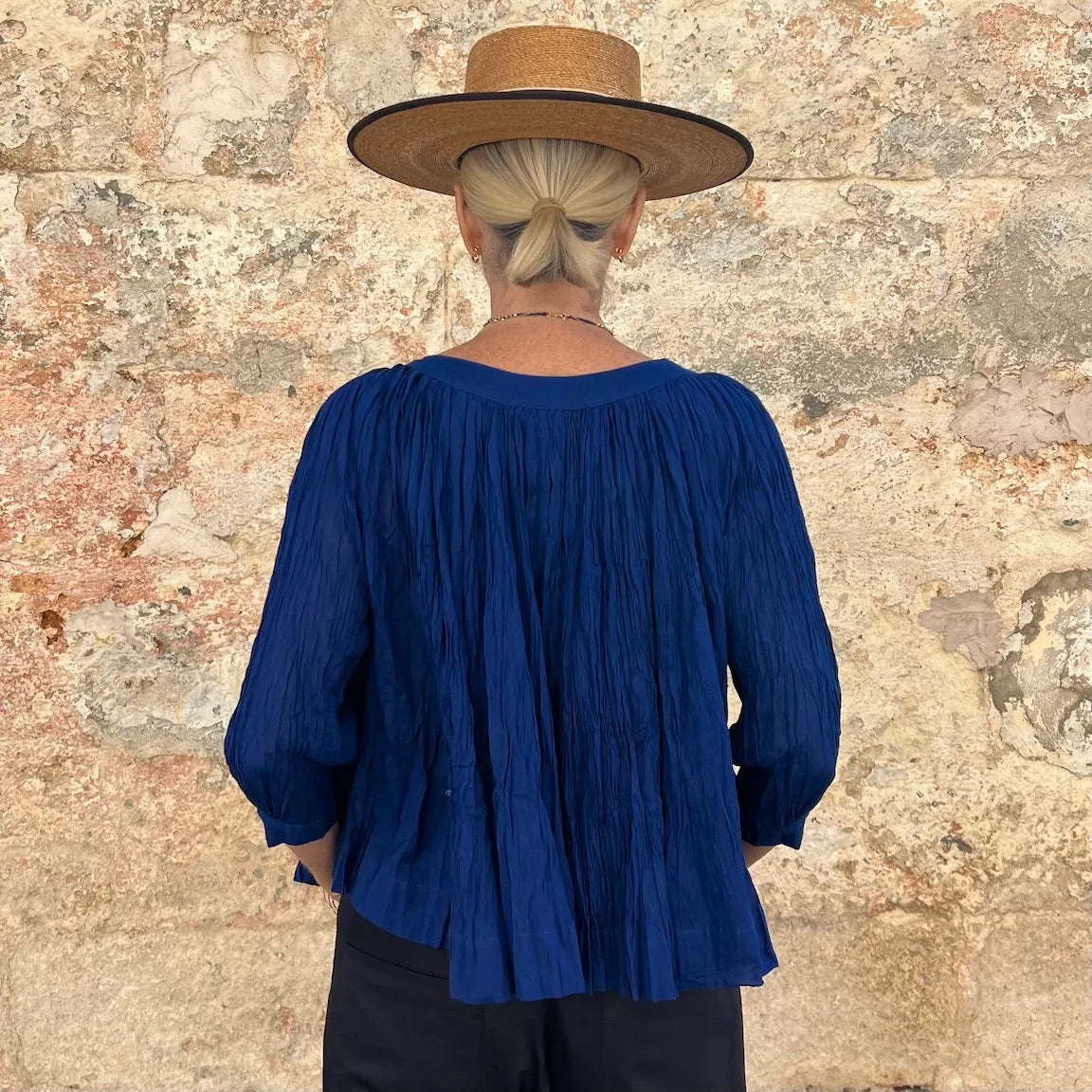 Crinkle  Cotton Top – Dadihouse
