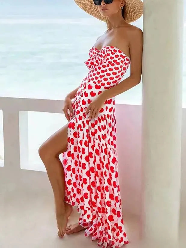 One Piece Swimsuit Chiffon Skirt Two Piece Set