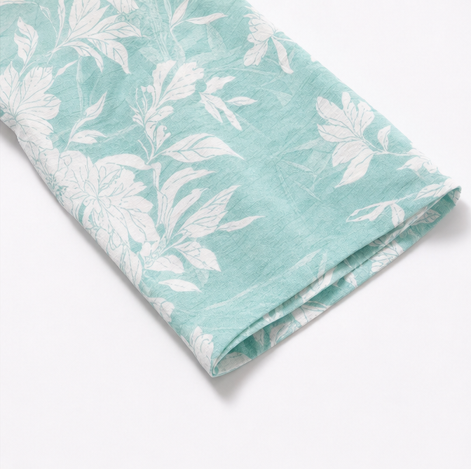 Marelle – Women's V-neck floral tunic and wide-leg pants 2-piece set