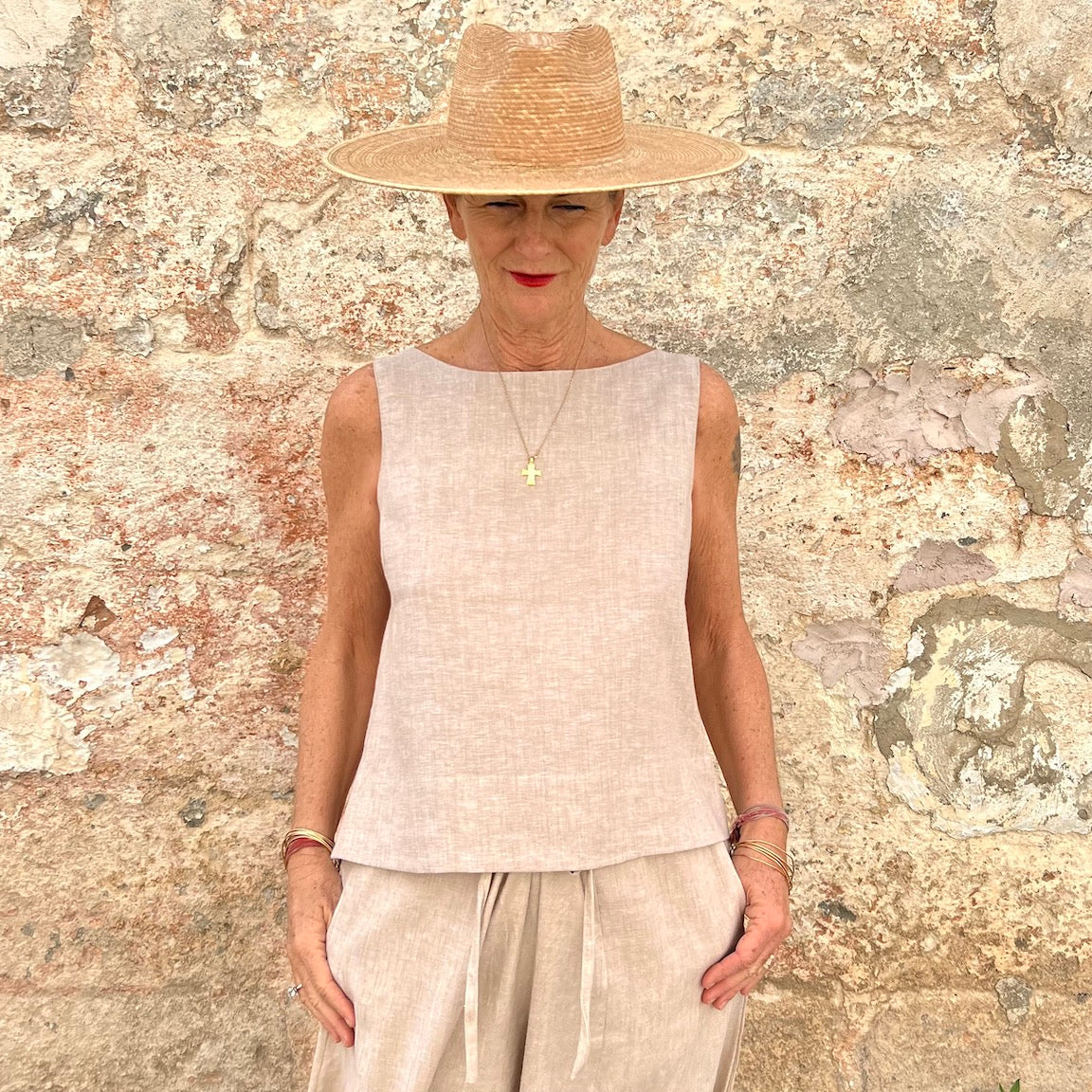 Overleap Top Linen – Dadihouse