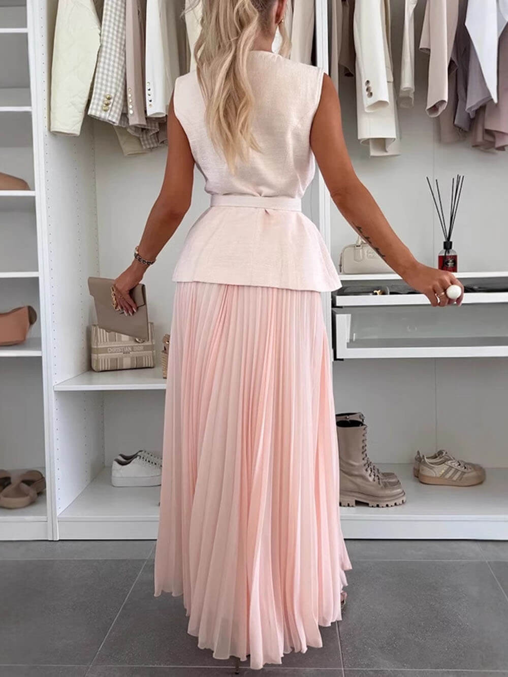 Exquisite And Beautiful Sleeveless Chanel Style Vest Top