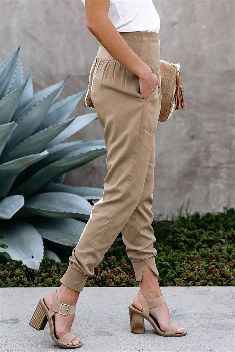 Hot and Bothered Pocketed Cotton Joggers