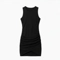 Vivara - Women's Ruched Sleeveless Bodycon Dress