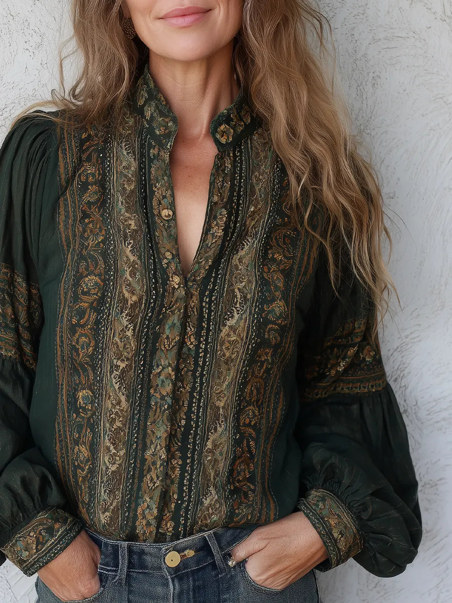 Bohemian Forest Gorgeous Print Shirt