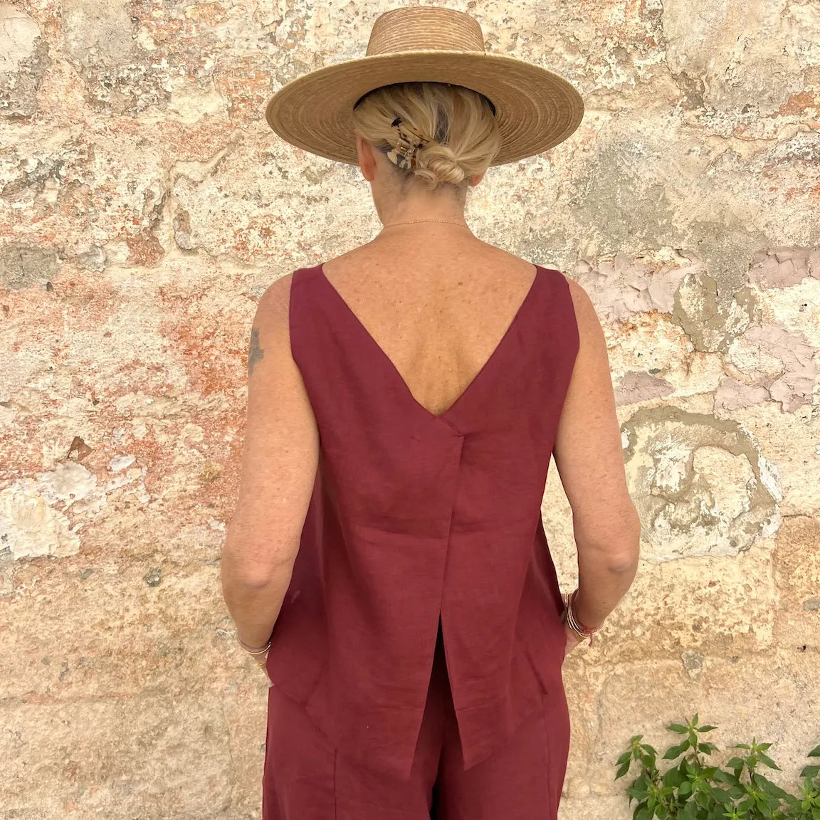 Overleap Top Linen – Dadihouse