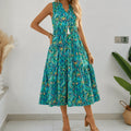 Soleia – Women's Tiered Boho Midi Dress