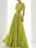A-line Elegant Dress for Beach Wedding