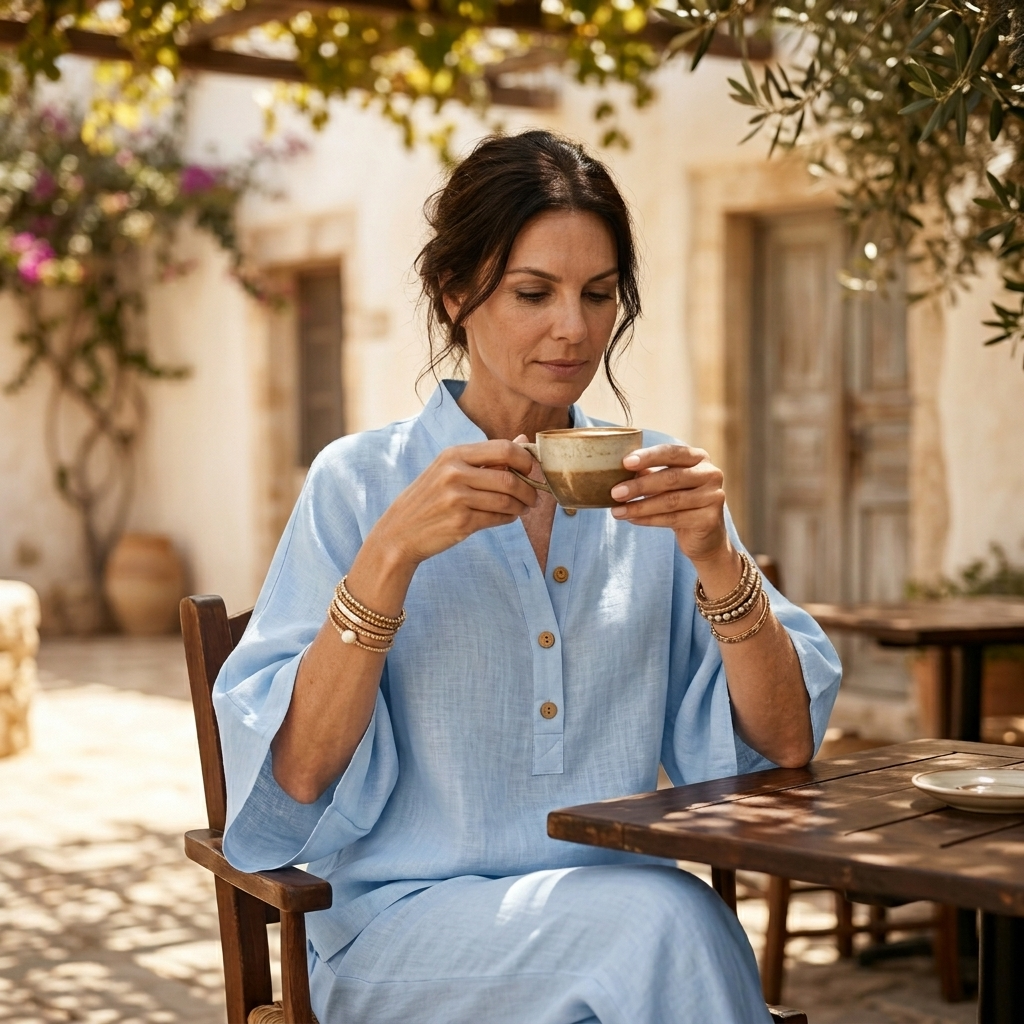 Marelle – Breezy Linen Two-Piece Set for Warm Days