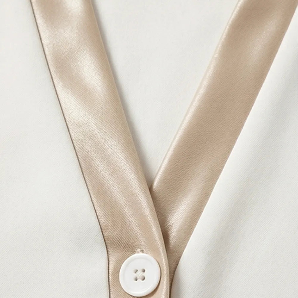 Vivara – Women's Satin Trim Two Piece Matching Set