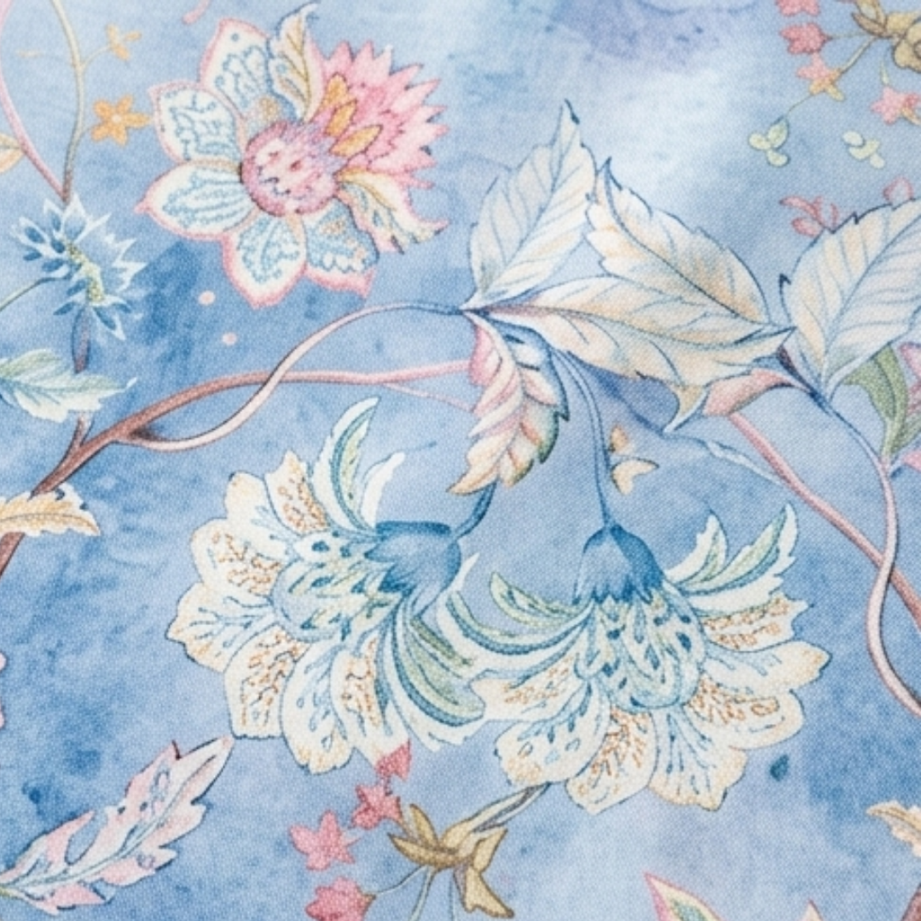 Florenza – Watercolor Floral V-Neck Blouse