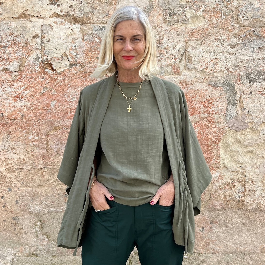 Cotton Gauze Kimono Jacket – Dadihouse